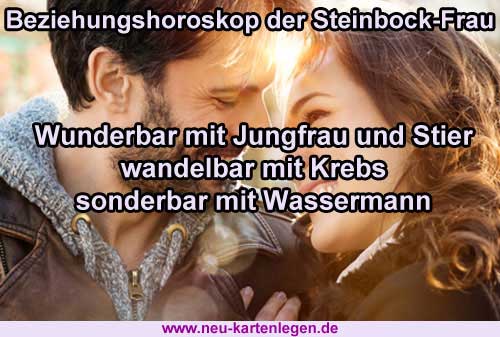 Beziehungshoroskop der Steinbock-Frau Beziehungshoroskop der Steinbock-Frau