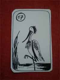 Lenormandkarte der Storch